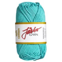 Garn Järbo Soft Cotton 50g aqua – 8870 Lagoon