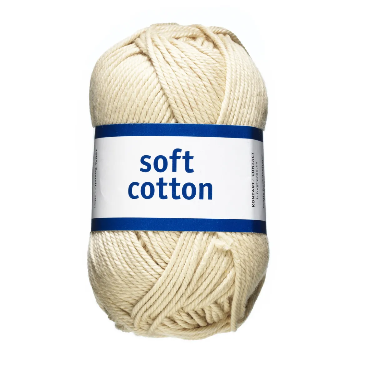 Garn Järbo Soft Cotton 50g beige – 8856 Nature beige