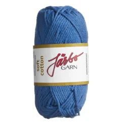 Garn Järbo Soft Cotton 50g blå – 8811 Ultramarine
