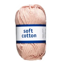 Garn Järbo Soft Cotton 50g gammelrosa – 8861 Vintage rosé