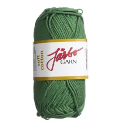 Garn Järbo Soft Cotton 50g grön – 8860 Forest green