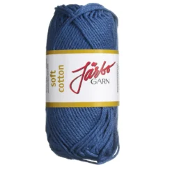 Garn Järbo Soft Cotton 50g jeansblå – 8862 Jeans blue