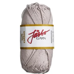 Garn Järbo Soft Cotton 50g sand – 8875 Greyish