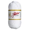 Garn Järbo Soft Cotton 50g vit – 8800 Optic white