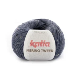 Garn Katia Merino Tweed 50g jeansblå – 305 Dark blue