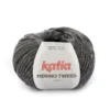 Garn Katia Merino Tweed 50g mörkgrå – 308 Dark grey