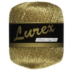 Garn Lammy Lurex 25g guld