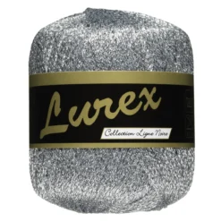 Garn Lammy Lurex 25g silver