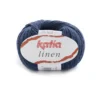 Garn Linen 50g mörkblå