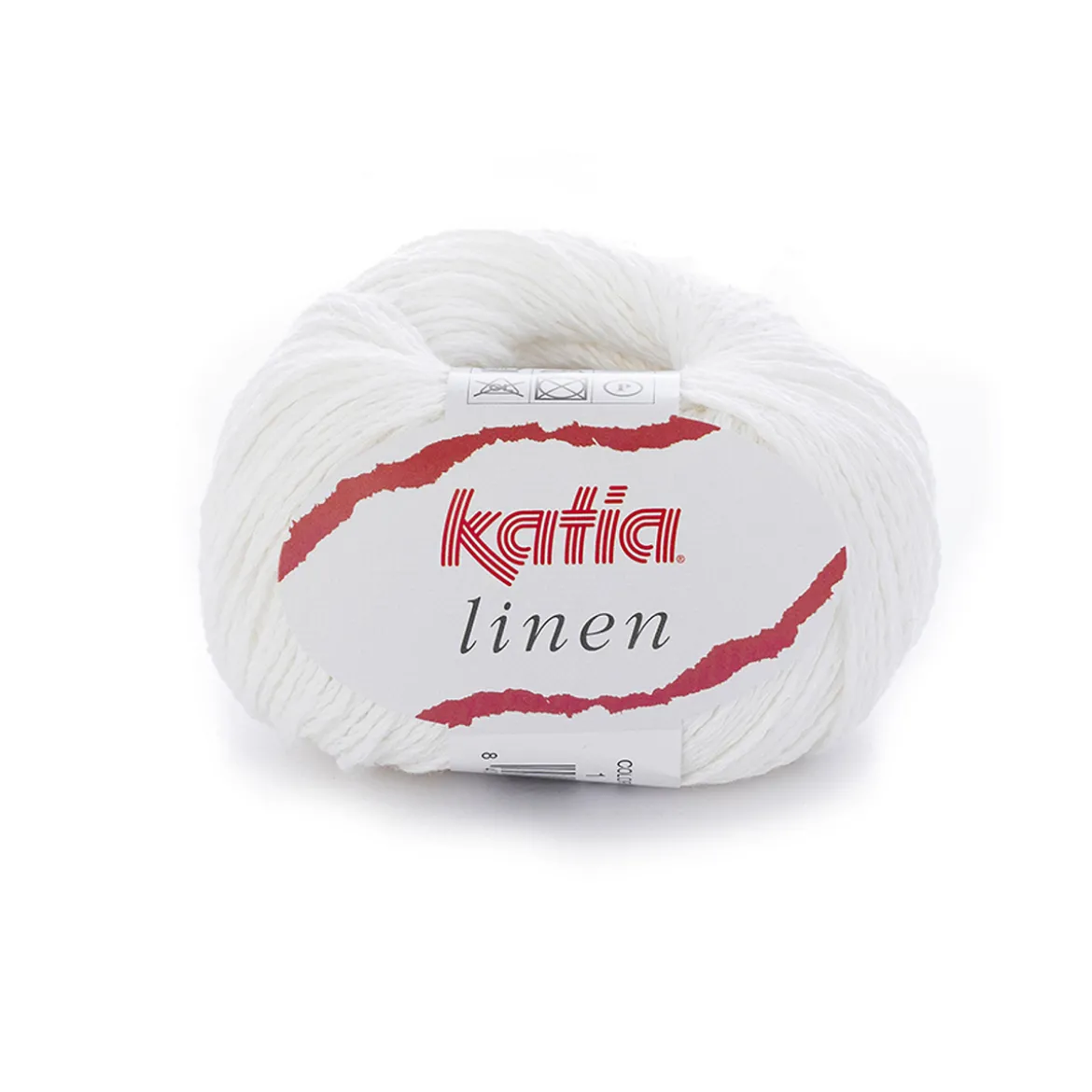 Garn Linen 50g vit