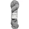 Garn Luna 50g ljusgrå
