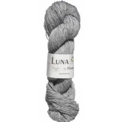 Garn Luna 50g ljusgrå