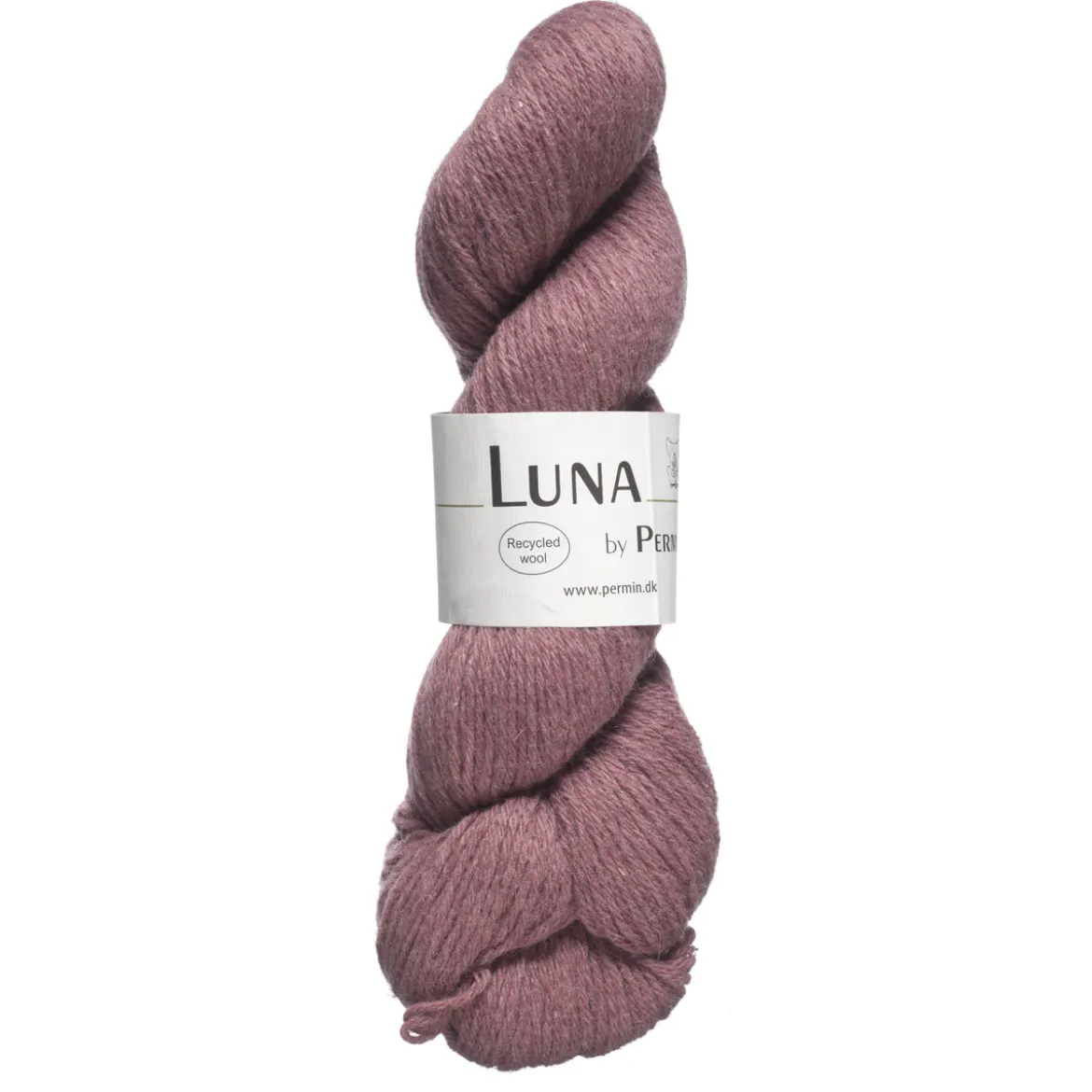 Garn Luna 50g ljusröd