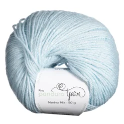 Garn Merino Mix 50g babyblå