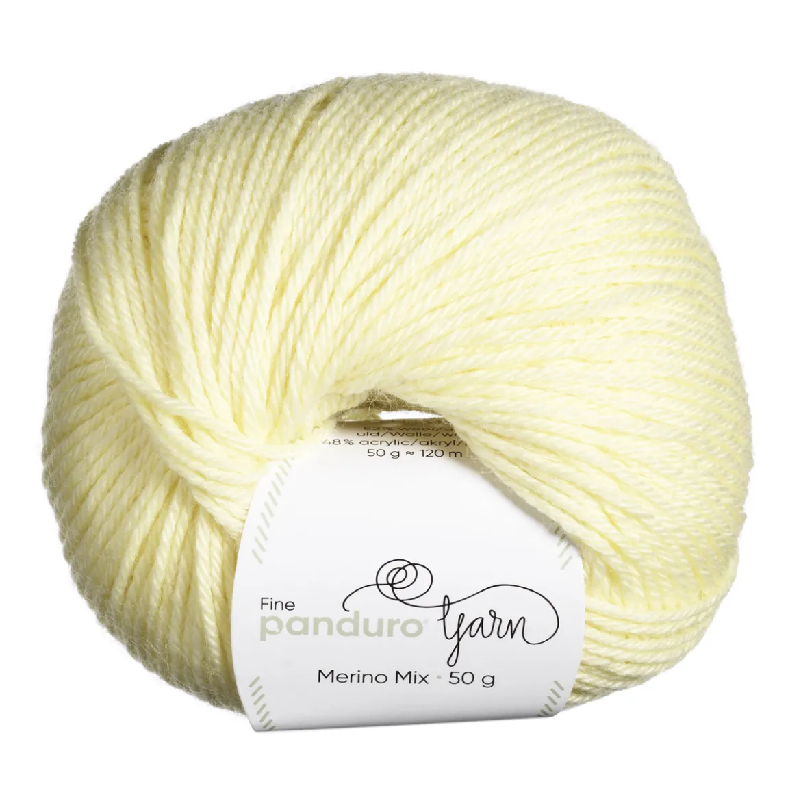 Garn Merino Mix 50g babygul
