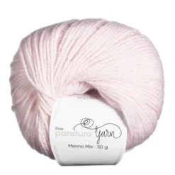 Garn Merino Mix 50g babyrosa