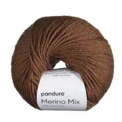 Garn Merino Mix 50g choklad
