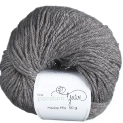 Garn Merino Mix 50g ljusbrun