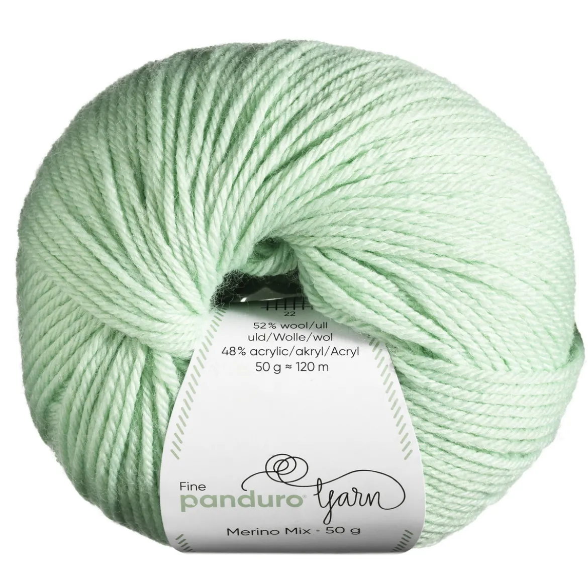 Garn Merino Mix 50g mintgrön