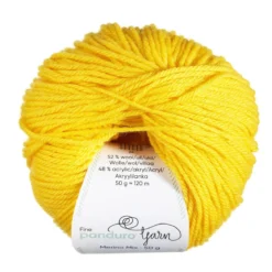 Garn Merino Mix 50g solgul