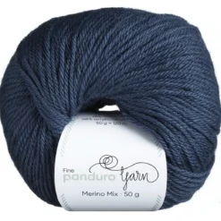 Garn Merino Mix 50g stålblå