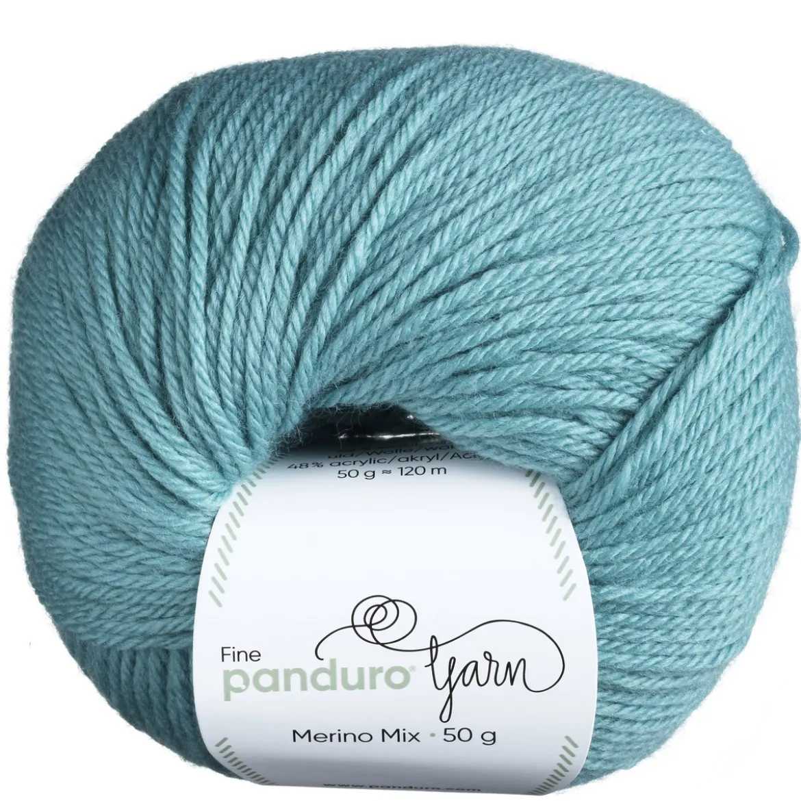 Garn Merino Mix 50g turkos