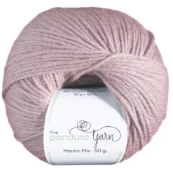 Garn Merino Mix 50g varmrosa