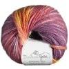 Garn Merino Mix Multi-Coloured 50g lila & gul