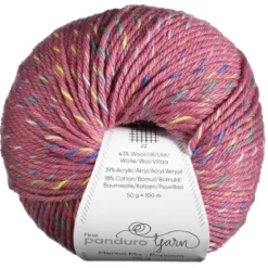Garn Merino Mix Popcorn 50g rosa