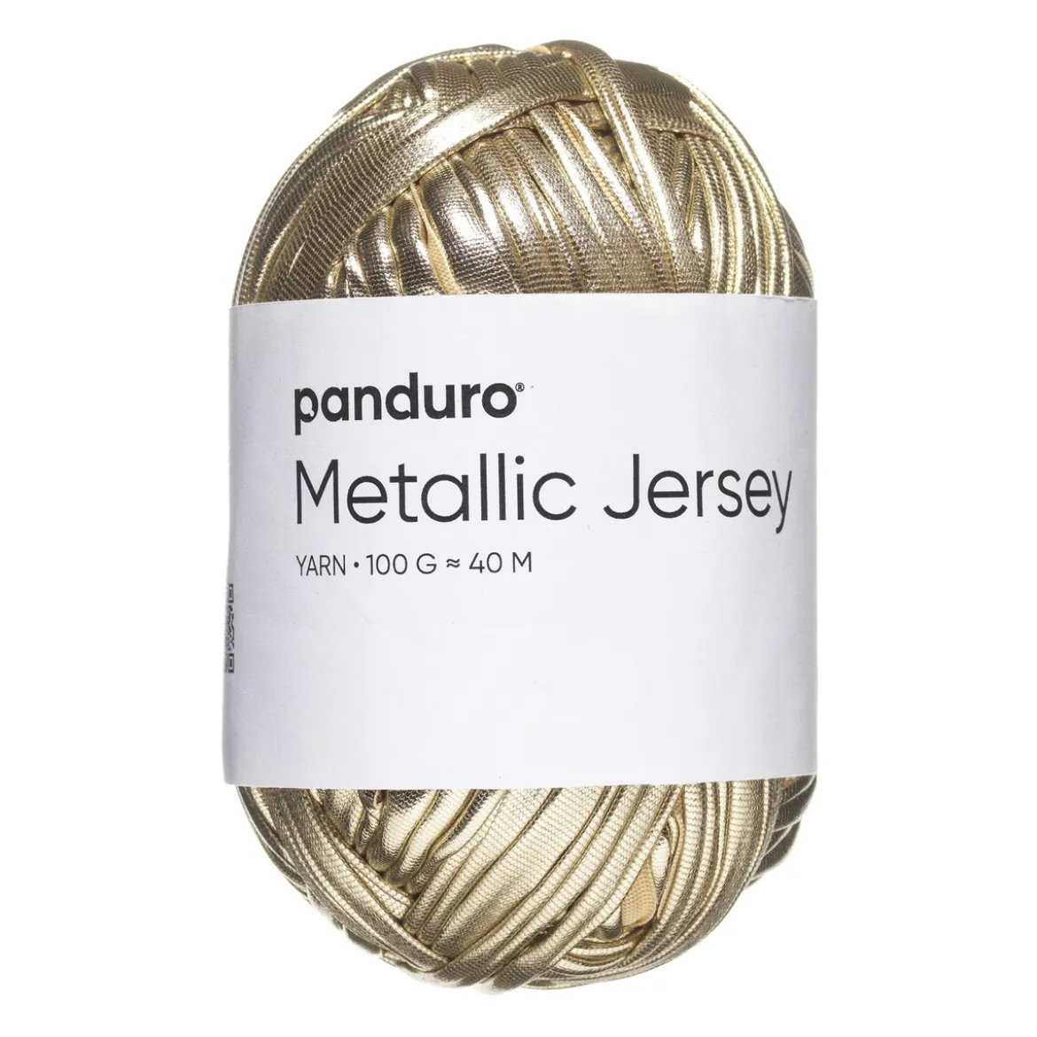 Garn Metallic Jersey 100g guld