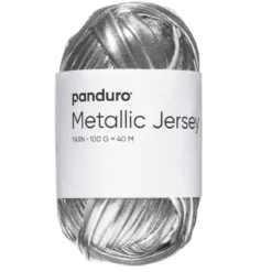 Garn Metallic Jersey 100g silver