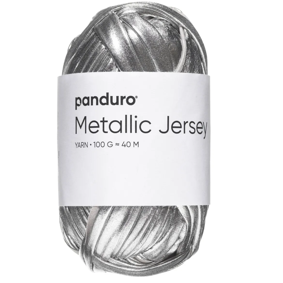 Garn Metallic Jersey 100g silver