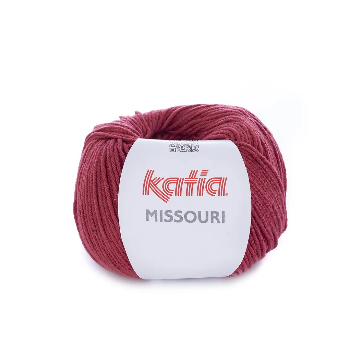 Garn Missouri 50g mörkröd