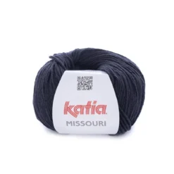 Garn Missouri 50g svart