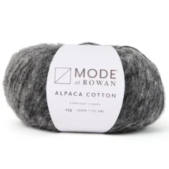 Garn Mode at Rowan Alpaca Cotton 25g – Charcoal melange 012