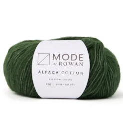 Garn Mode at Rowan Alpaca Cotton 25g – Foliage green 018