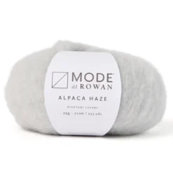 Garn Mode at Rowan Alpaca Haze 25g – Silver 012