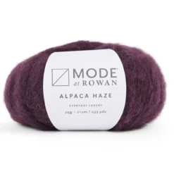 Garn Mode at Rowan Alpaca Haze 25g – Merlot 020