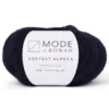Garn Mode at Rowan Softest Alpaca 50g – Midnight 011