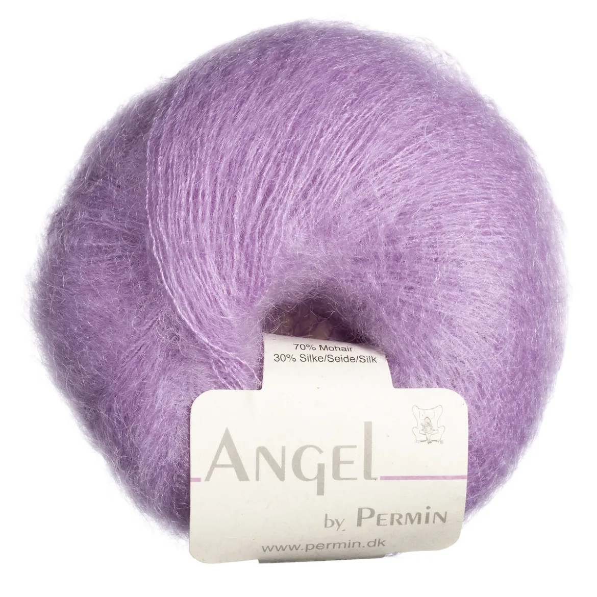 Garn Permin Angel 25g ljuslila 884107