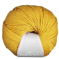 Garn Pure Merino 50g currygul