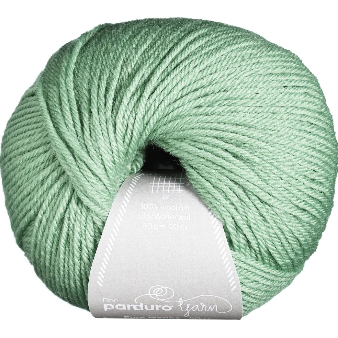 Garn Pure Merino 50g dimgrön