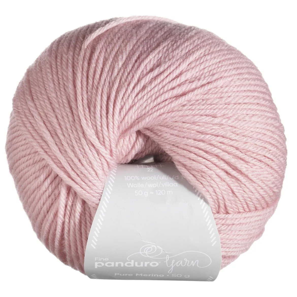Garn Pure Merino 50g ljusrosa
