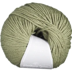 Garn Pure Merino 50g mossgrön