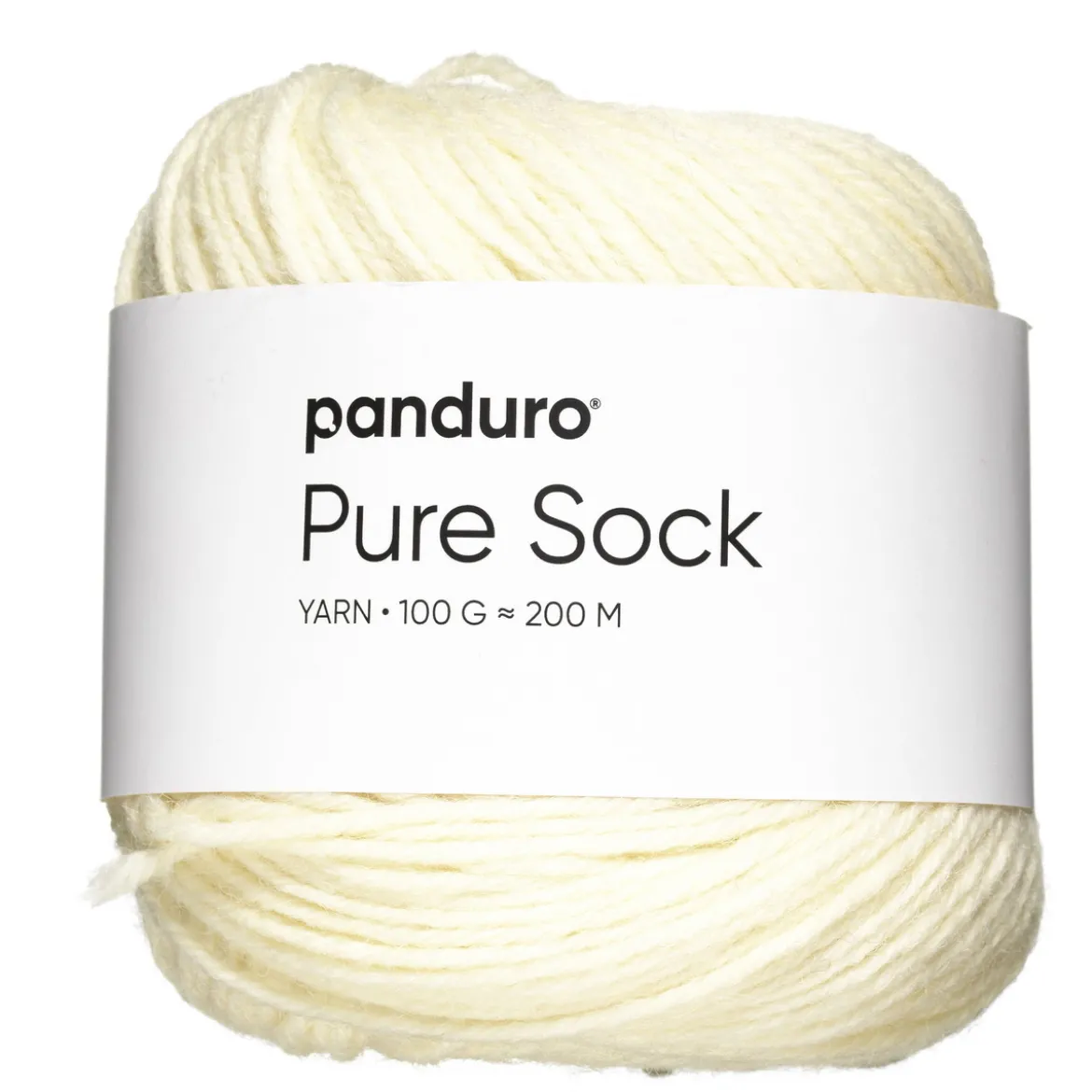 Garn Pure Sock 100g creme