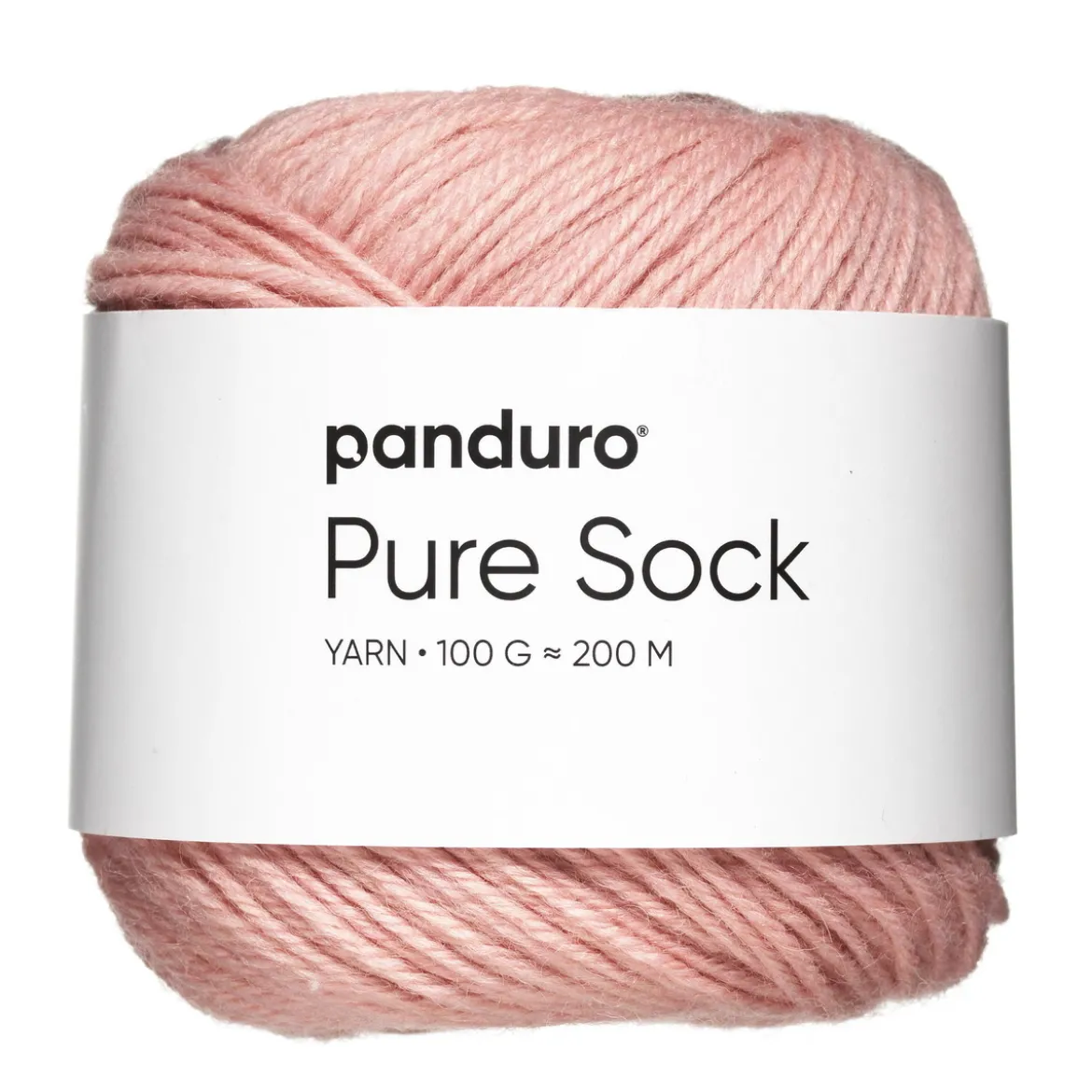 Garn Pure Sock 100g rosa