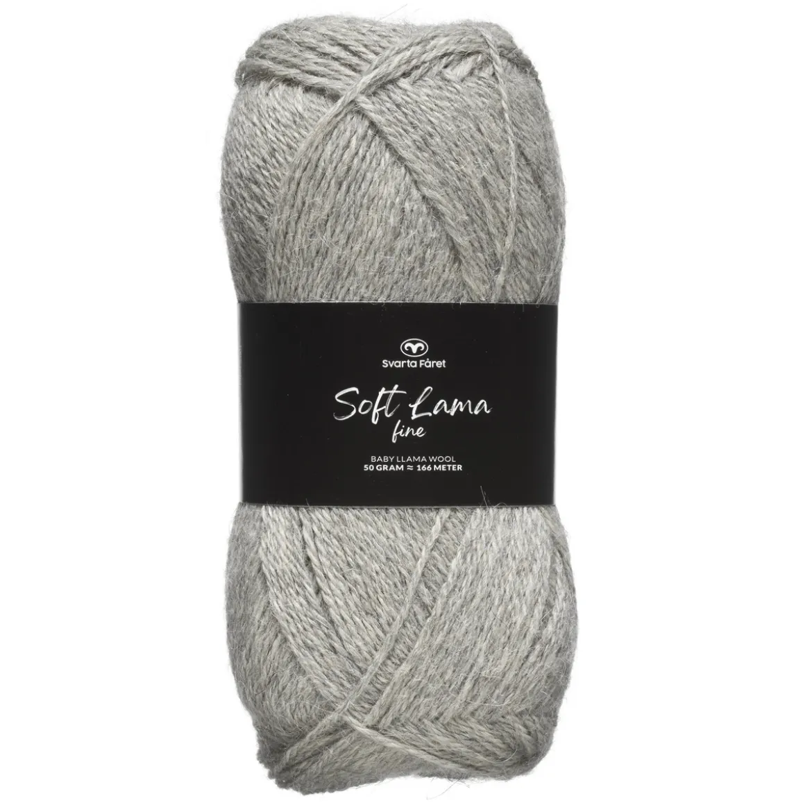 Garn Soft Lama Fine 50g ljusgrå – Formal grey 903