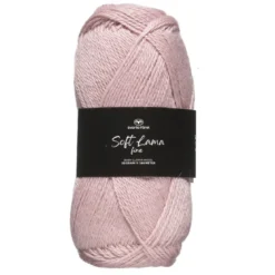 Garn Soft Lama Fine 50g rosa – Powder pink 940
