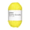 Garn Sparkly Scrubby 50g gul