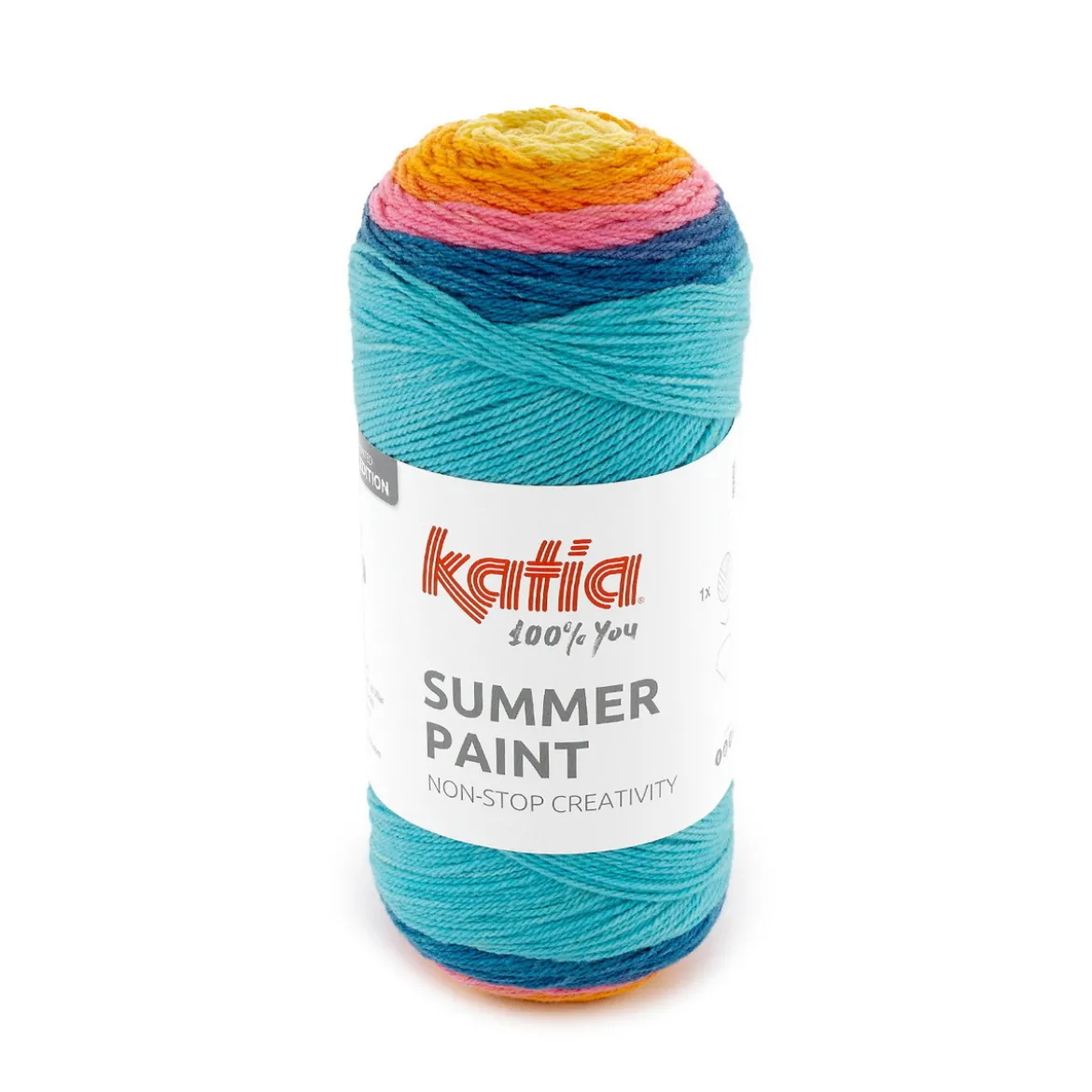 Garn Summer Paint 150g färgstark (503 på bilden)